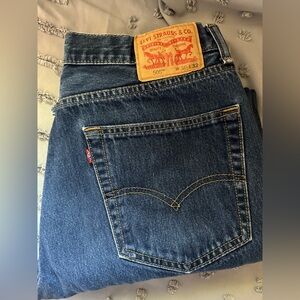 Levi's Dark Blue Denim Jeans